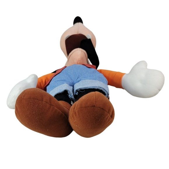 Disney Parks Authentic Goofy Plush 22" Gone Fishing Stuffed Animal Hat Vest - Picture 6 of 9